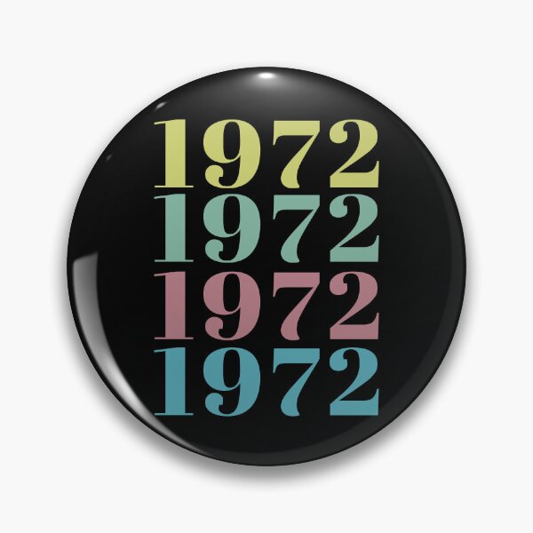 Artikelvorschau, 1972 Geburtstagsjahr Wiederholungsdesign entworfen und verkauft von Jeallan Designs.