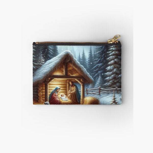 Item preview, baby jesus in glowing manger designed and sold by Dominika Farkašová.
