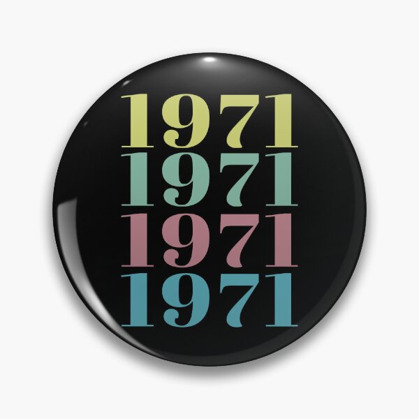 Item preview, 1971 Birthday Year Repeat Design designed and sold by Jeallan Designs.
