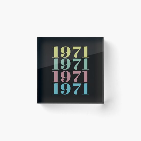Item preview, 1971 Birthday Year Repeat Design designed and sold by Jeallan Designs.