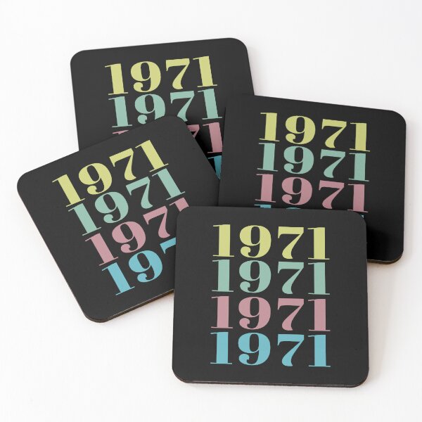 Item preview, 1971 Birthday Year Repeat Design designed and sold by Jeallan Designs.