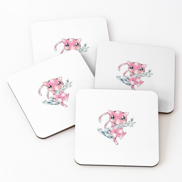 Item preview, Crystal Eating Galactic Cat (Exclusive Collection!) Coaster designed and sold by ArtbyLums.