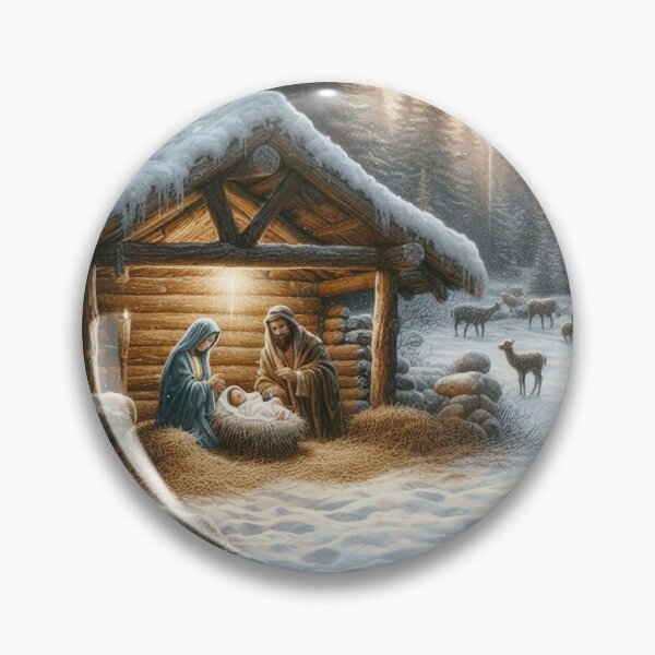 Item preview, serene nativity scene in forest designed and sold by Dominika Farkašová.