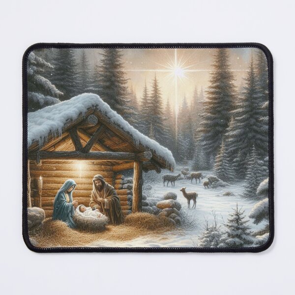 Item preview, serene nativity scene in forest designed and sold by Dominika Farkašová.
