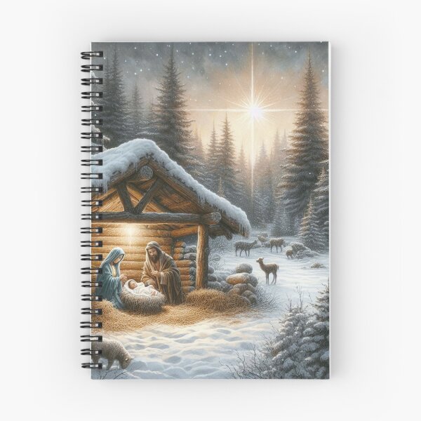 Item preview, serene nativity scene in forest designed and sold by Dominika Farkašová.