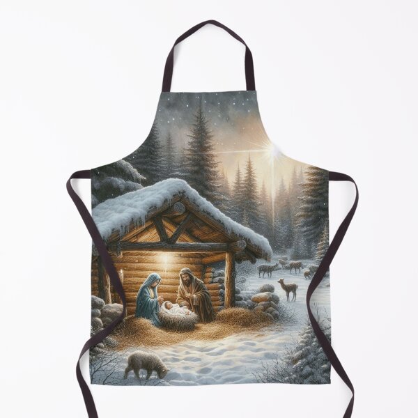 Item preview, serene nativity scene in forest designed and sold by Dominika Farkašová.