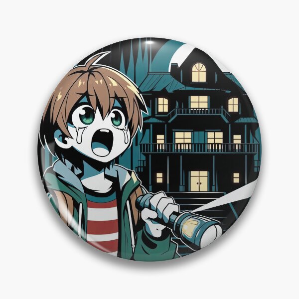 Item preview, Anime Character in Haunted House Pop Art Style designed and sold by artofuniverse.