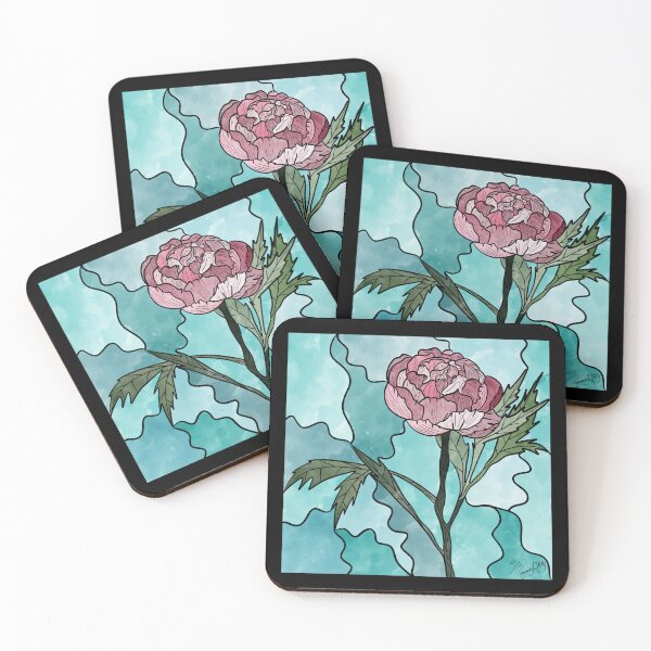 Item preview, November Birth Flower - Peony designed and sold by Marguerite Artistry.