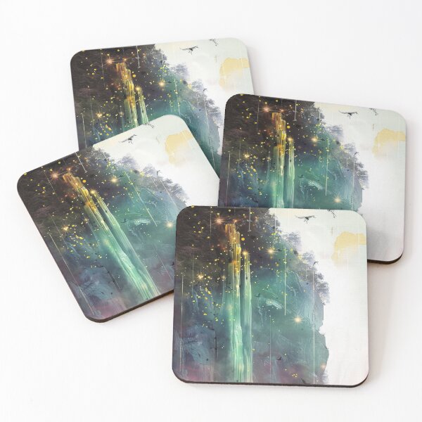 Item preview, Mystic Mountains and Cranes - Chinese Landscape Art designed and sold by Piotrek0001.