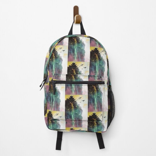 Item preview, Mystic Mountains and Cranes - Chinese Landscape Art designed and sold by Piotrek0001.