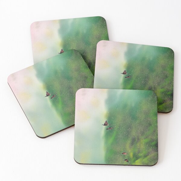 Item preview, Mystic Mountains and Cranes - Chinese Landscape Art designed and sold by Piotrek0001.