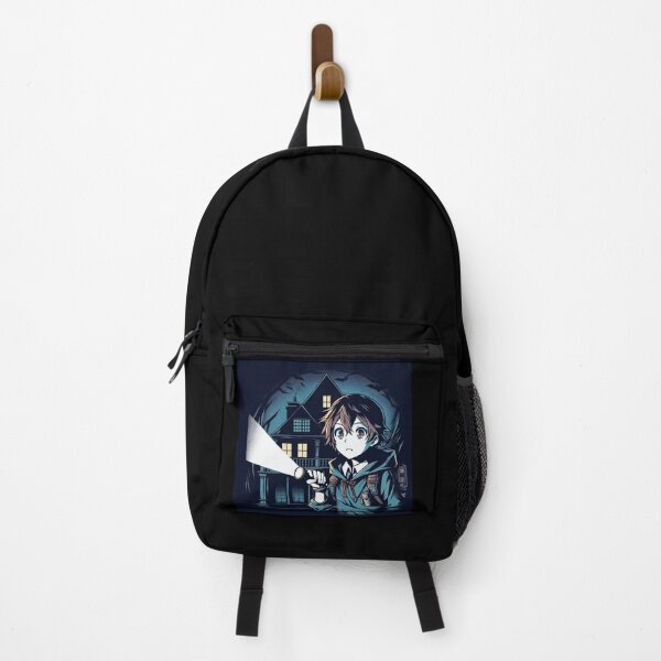 Item preview, Anime Character in Haunted House Pop Art Style designed and sold by artofuniverse.