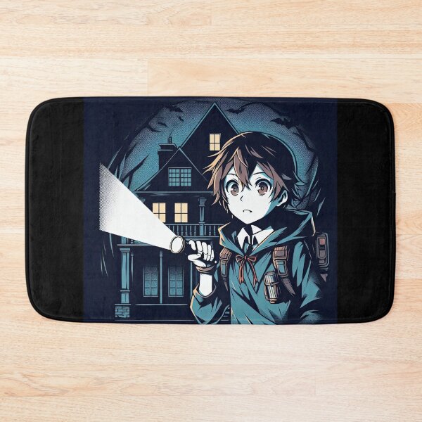 Item preview, Anime Character in Haunted House Pop Art Style designed and sold by artofuniverse.