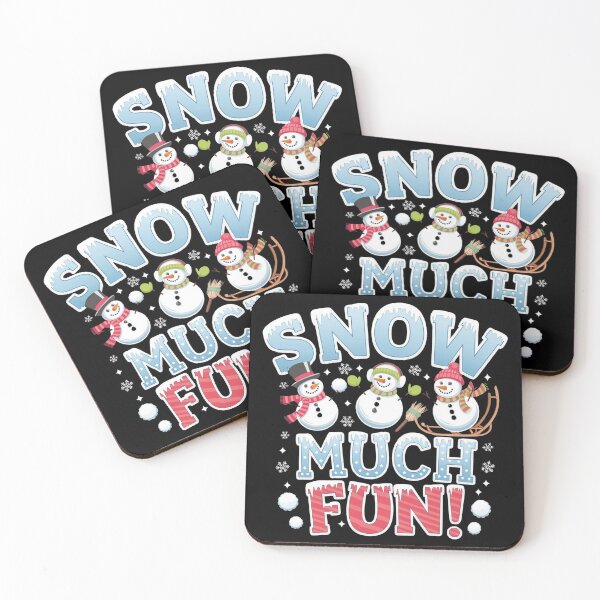 Item preview, SNOW MUCH FUN! Festive Snowmen Christmas Activities Design designed and sold by Rio77 Styles.
