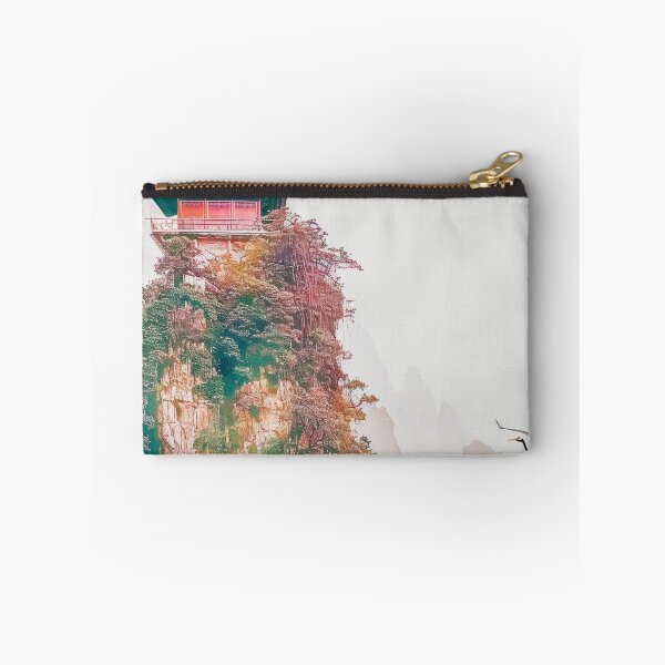 Item preview, Mystic Mountains and Cranes - Chinese Landscape Art designed and sold by Piotrek0001.