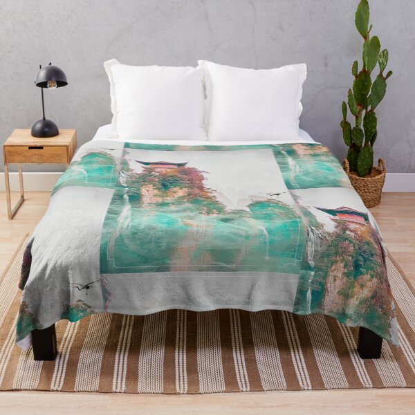 Item preview, Mystic Mountains and Cranes - Chinese Landscape Art designed and sold by Piotrek0001.