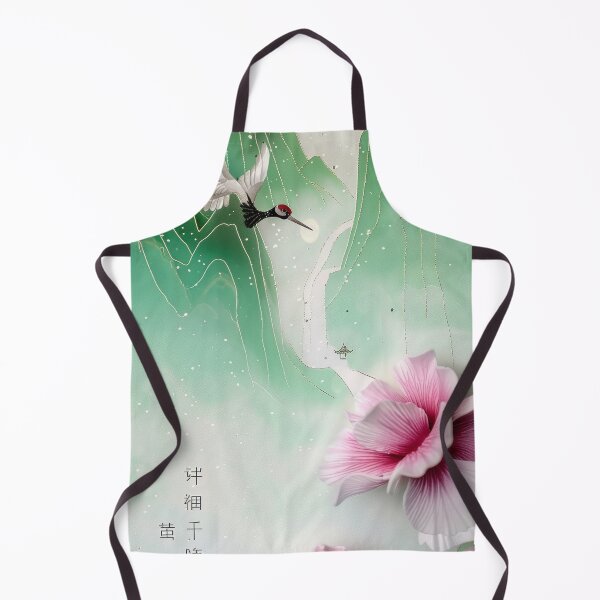 Item preview, Mystic Mountains and Cranes - Chinese Landscape Art designed and sold by Piotrek0001.
