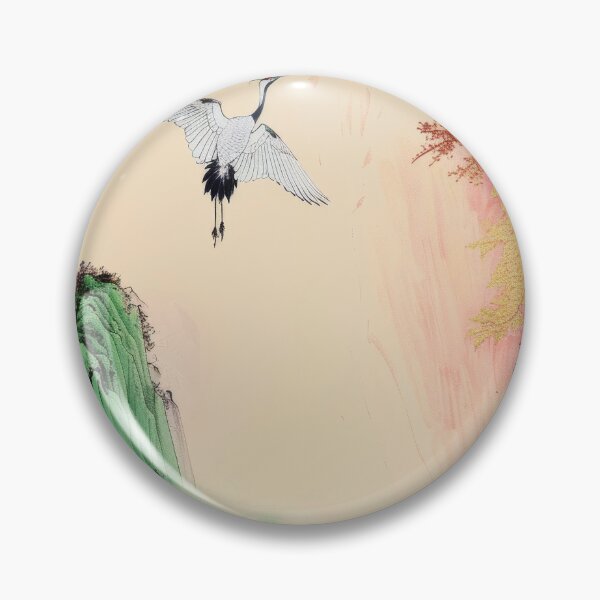 Item preview, Mystic Mountains and Cranes - Chinese Landscape Art designed and sold by Piotrek0001.