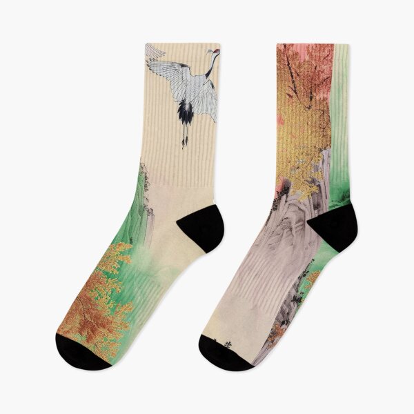 Item preview, Mystic Mountains and Cranes - Chinese Landscape Art designed and sold by Piotrek0001.