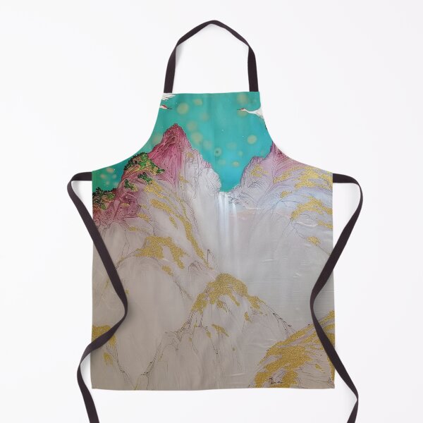 Item preview, Mystic Mountains and Cranes - Chinese Landscape Art designed and sold by Piotrek0001.