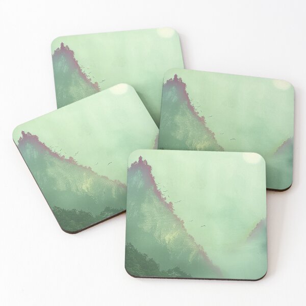 Item preview, Mystic Mountains and Cranes - Chinese Landscape Art designed and sold by Piotrek0001.