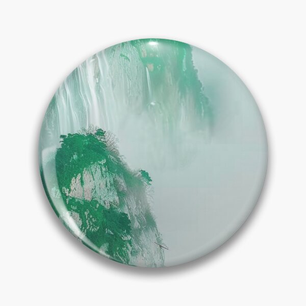 Item preview, Mystic Mountains and Cranes - Chinese Landscape Art designed and sold by Piotrek0001.