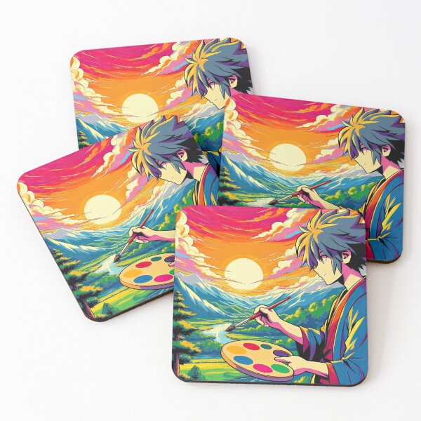 Item preview, Painter Anime Pop Art Style designed and sold by artofuniverse.