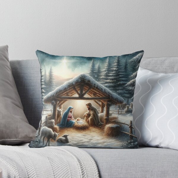 Item preview, winter nativity setting designed and sold by Dominika Farkašová.