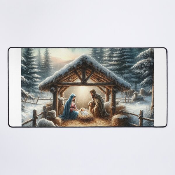Item preview, winter nativity setting designed and sold by Dominika Farkašová.