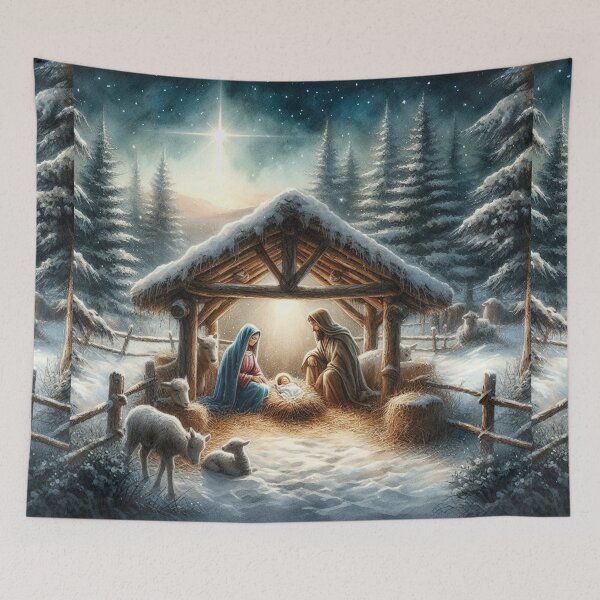 Item preview, winter nativity setting designed and sold by Dominika Farkašová.