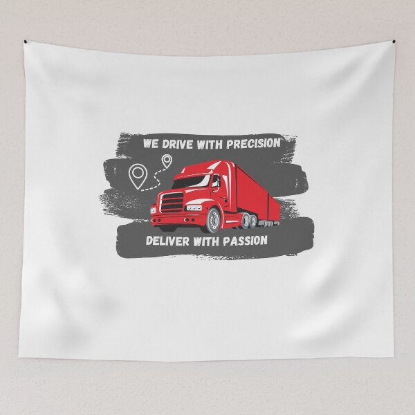 Item preview, WE DRIVE WITH PRECISION DELIVER WITH PASSION designed and sold by LukWer.