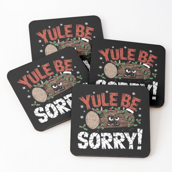 Item preview, YULE BE SORRY!: Mischievous Yule Log Christmas Humor Design designed and sold by Rio77 Styles.
