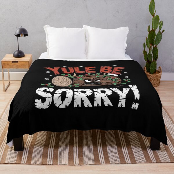 Item preview, YULE BE SORRY!: Mischievous Yule Log Christmas Humor Design designed and sold by Rio77 Styles.