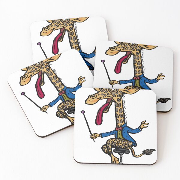 Item preview, A crazy giraffe rides a unicycle designed and sold by matan kohn.