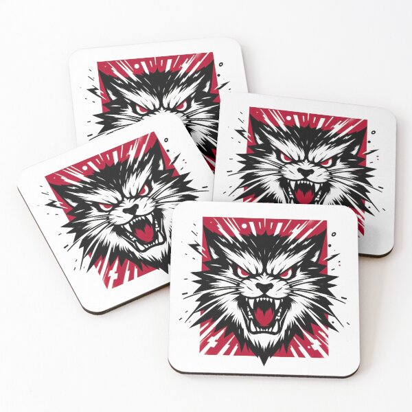 Item preview, Savage cat designed and sold by DesignMyNovelty.