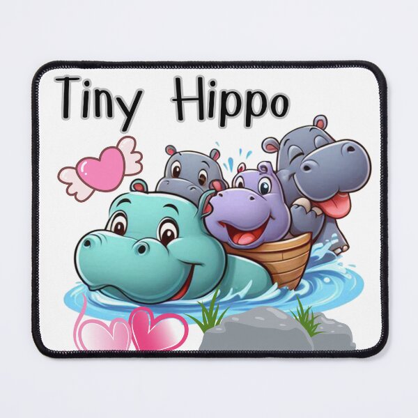 Item preview, Tiny Hippo designed and sold by AuEShop.