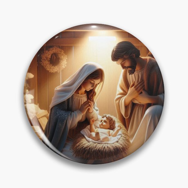 Item preview, Mary and Joseph cradling baby Jesus designed and sold by Dominika Farkašová.