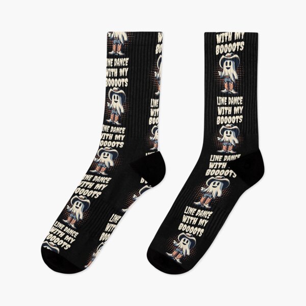 Item preview, Cowboy With Boots Line Dance Ghost Vintage Retro designed and sold by LuminOrb.