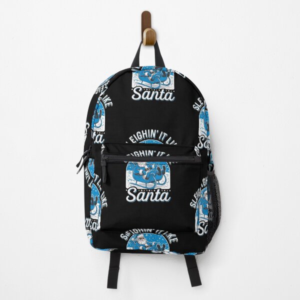 Item preview, Sleighin' It Like Santa: Blue and White Christmas Design designed and sold by Rio77 Styles.