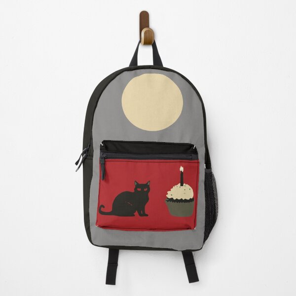 Artikelvorschau, Mitternachtsleckereien: Schwarze Katze und Cupcake unter dem Mond entworfen und verkauft von CrazySweets.