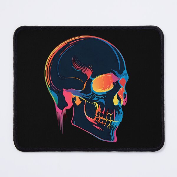 Item preview, Retro Doom Music Color Skull designed and sold by Aown Ali.