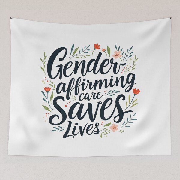Item preview, Trans healthcare: Gender-affirming Care Saves Lives designed and sold by musthavewords.