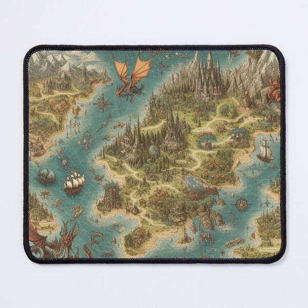 Item preview, mystical landmarks and locations designed and sold by Dominika Farkašová.
