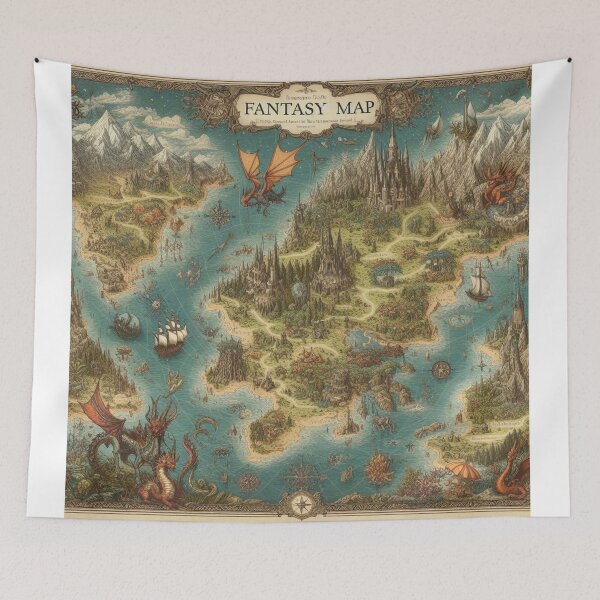 Item preview, mystical landmarks and locations designed and sold by Dominika Farkašová.