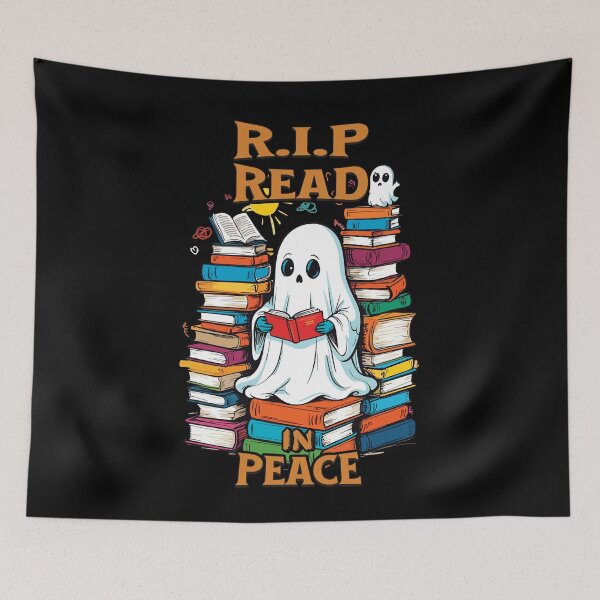 Item preview, Cute Book Lover Ghost Read In Peace designed and sold by LuminOrb.