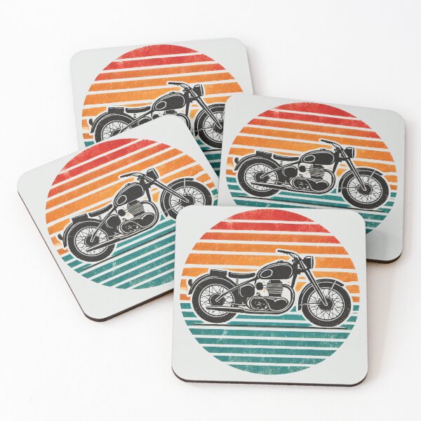 Item preview, Vintage Motorcycle at Sunset designed and sold by Blink Art Studio.