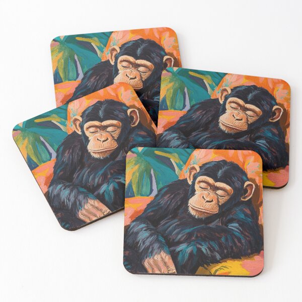 Item preview, Cute Sleeping Chimpanzee  designed and sold by The Deep Studio.