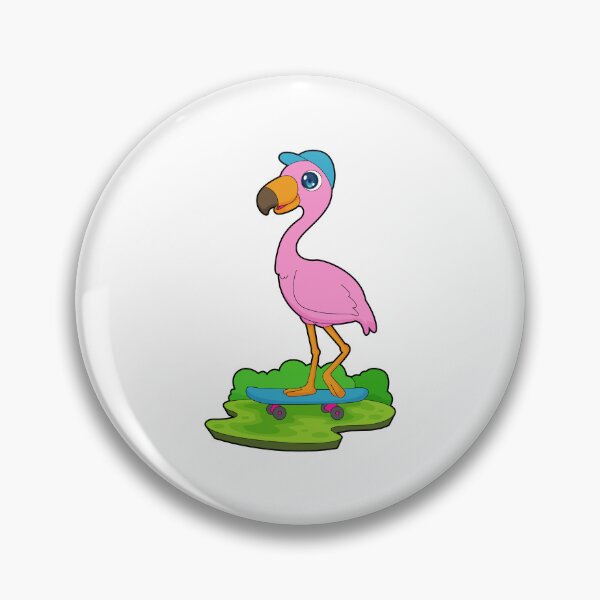 Item preview, Flamingo Skater Skateboard designed and sold by Snabdesign84.
