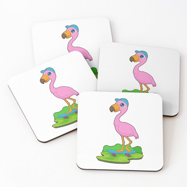 Item preview, Flamingo Skater Skateboard designed and sold by Snabdesign84.