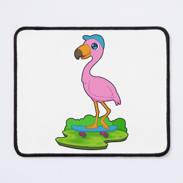 Item preview, Flamingo Skater Skateboard designed and sold by Snabdesign84.